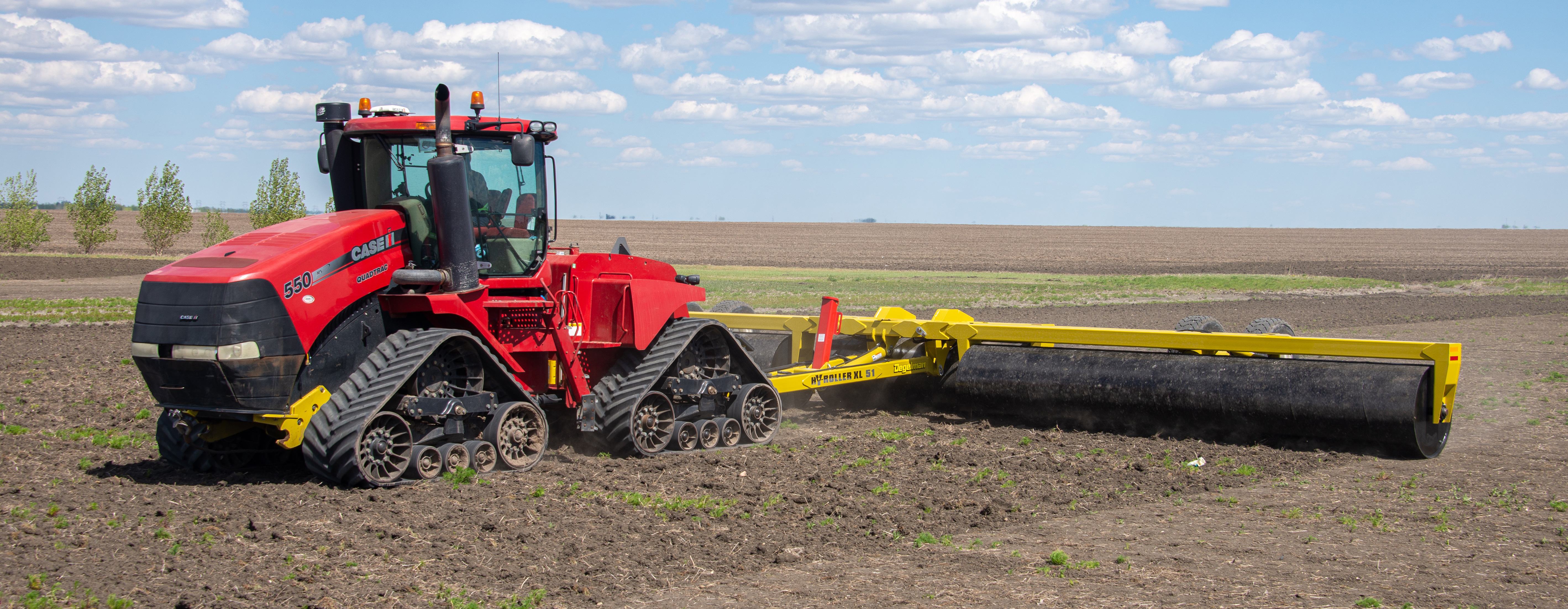 Degelman Hy-Roller « High Performance Land Roller - Flattens the
